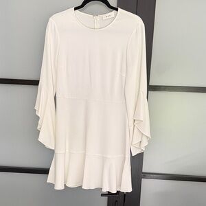 A.L.C. White Ruffle Sleeve dress